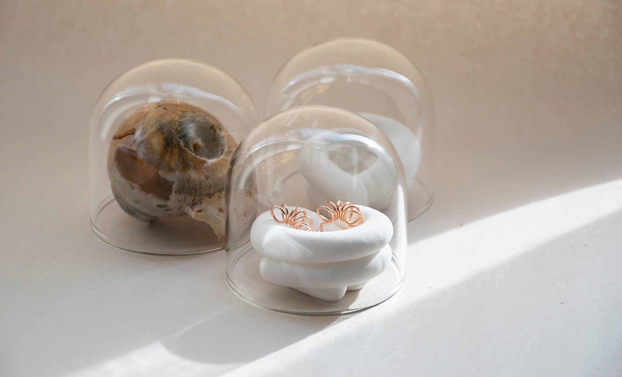 Petite Handblown Glass Cloche