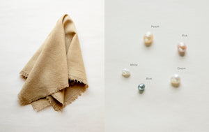 Khaki Raw Silk Napkin
