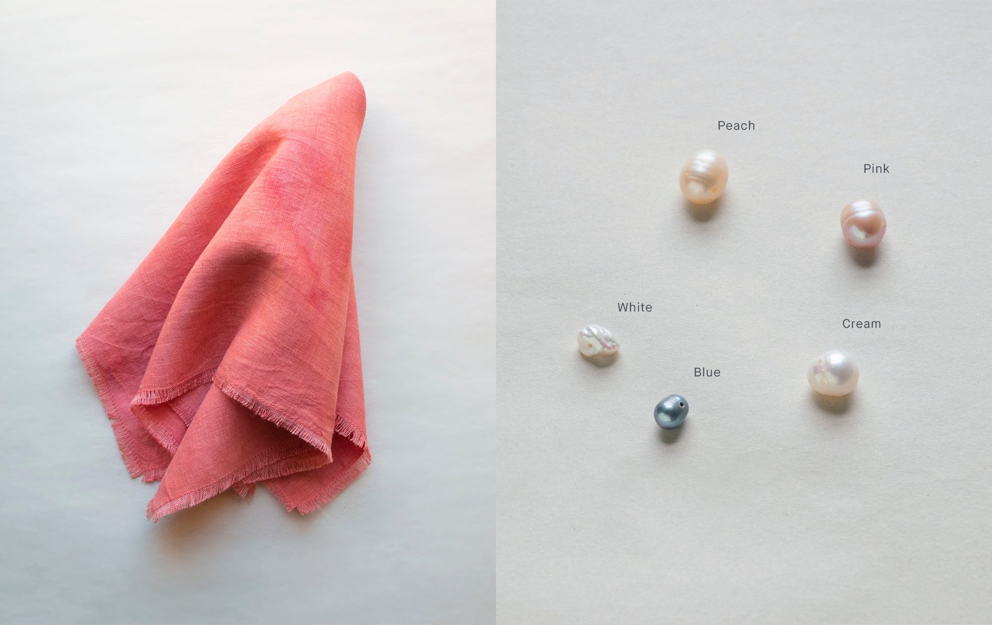 Coral Pink Linen Napkin
