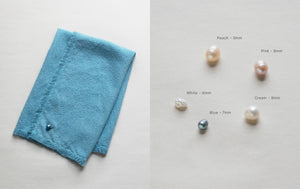 Sky Blue Raw Silk Napkin
