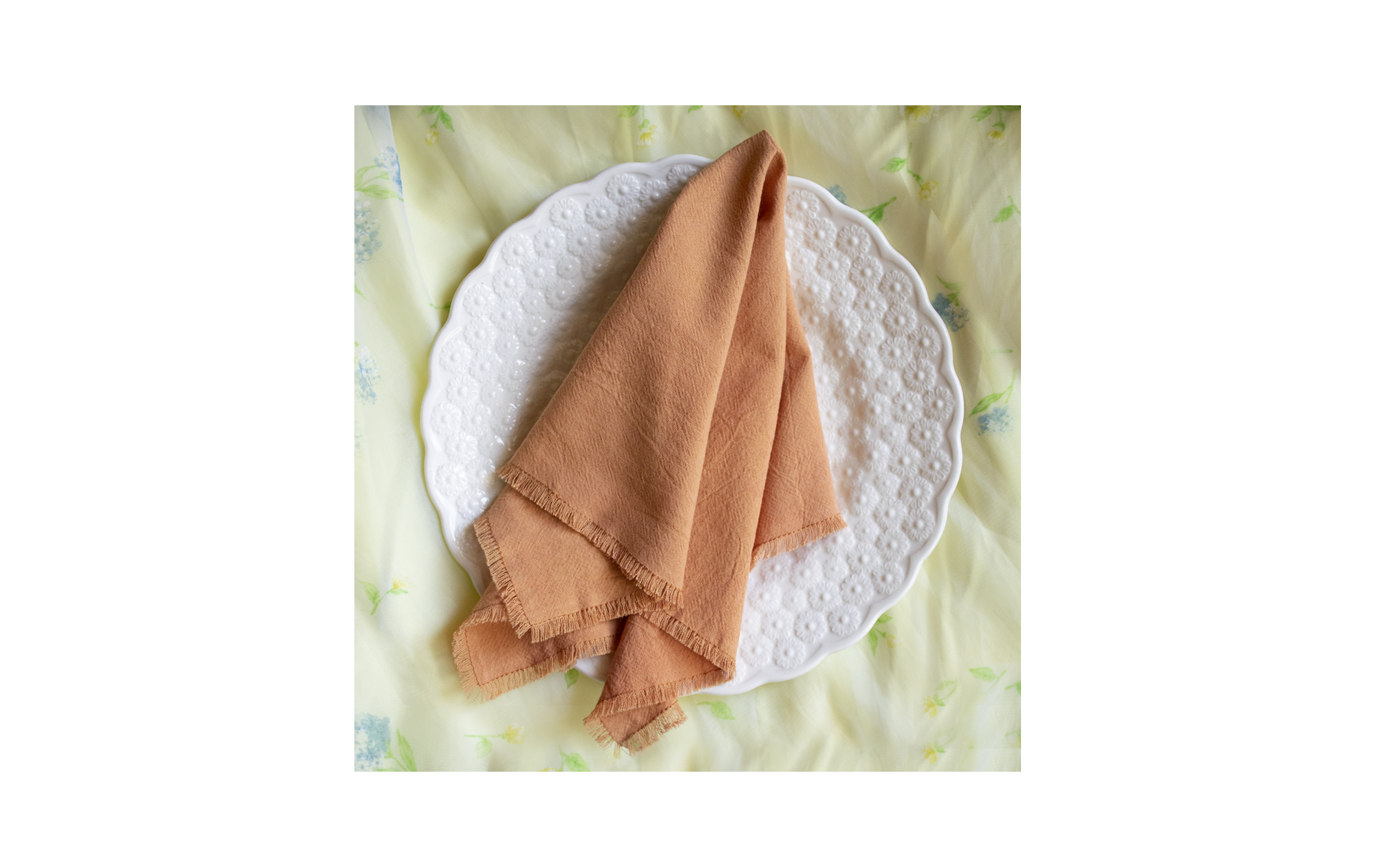 Amber Orange Cotton Napkin