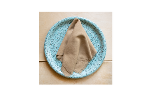 Khaki Raw Silk Napkin