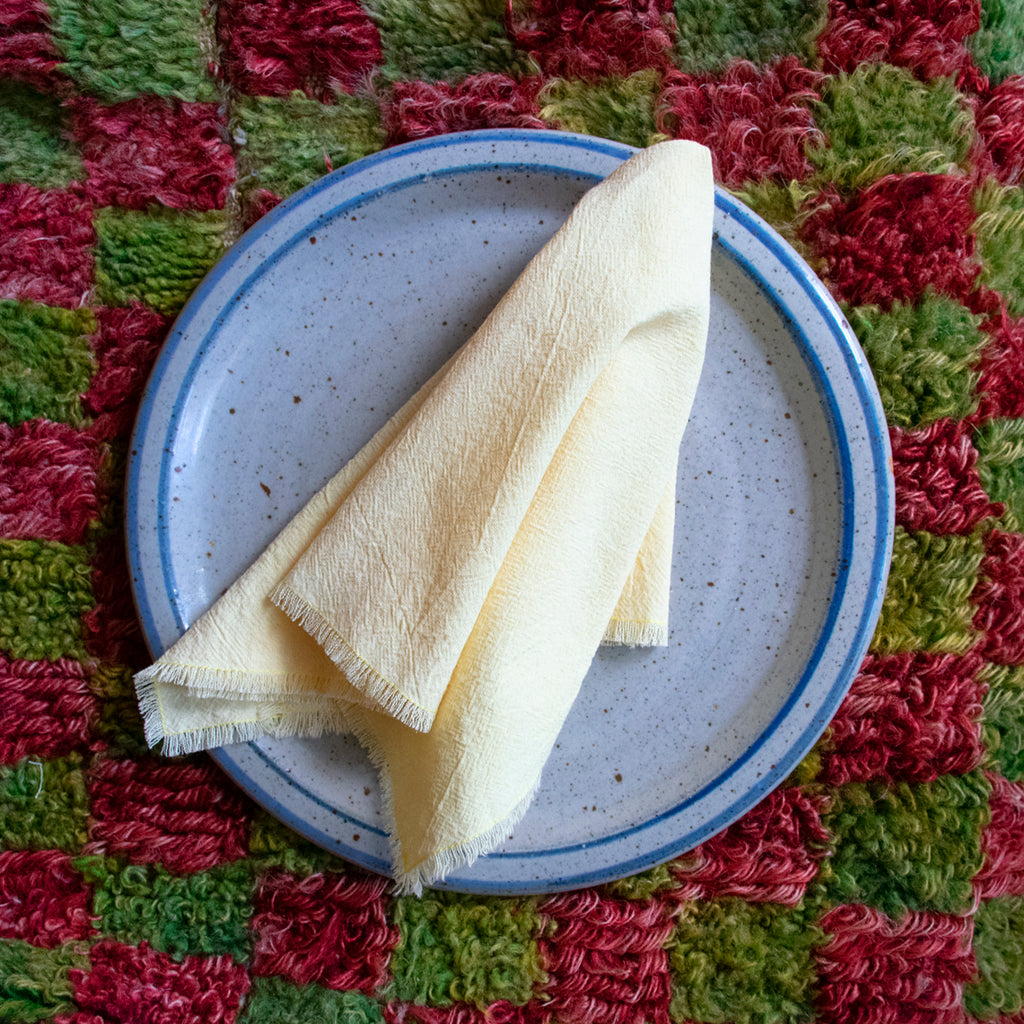 Sunshine Yellow Cotton Napkin