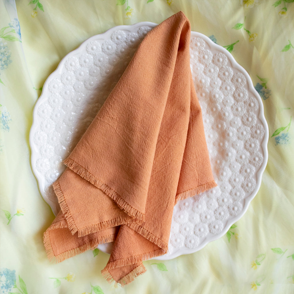 Amber Orange Cotton Napkin